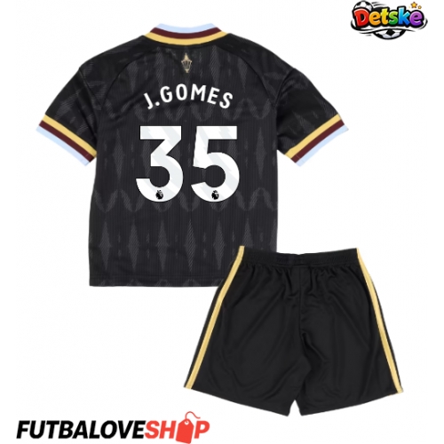 Dres Aston Villa Joao Gomes #35 Preč pre deti 2026-27 Krátky Rukáv (+ trenírky)